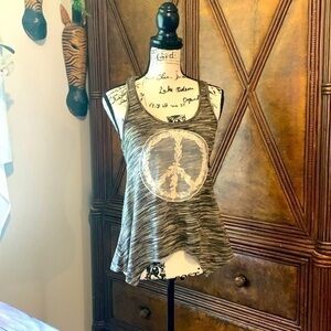 Peace tank size Med lightweight very cute